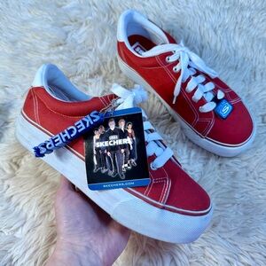 New! The Original Sketchers Platform Shoes - Ted/White - Womens 9.5